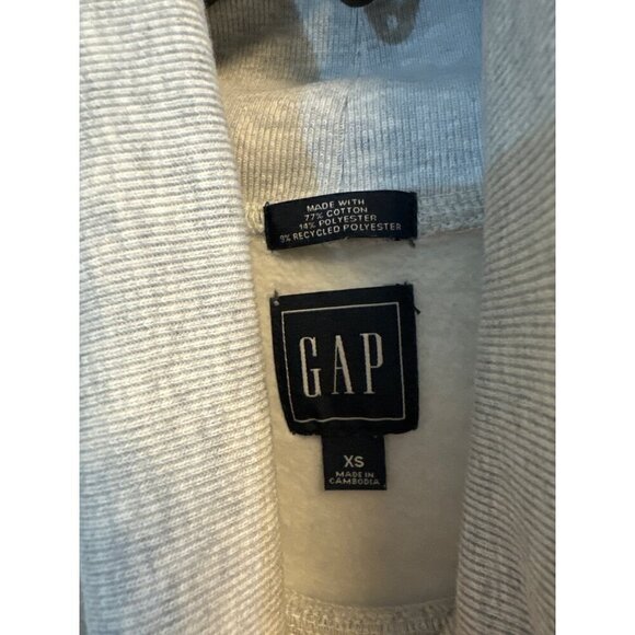 GAP Gray Turtleneck Sweatshirt Size XS - Picture 2 of 3